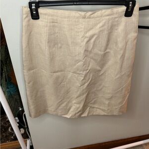 DressBarn khaki skirt 14